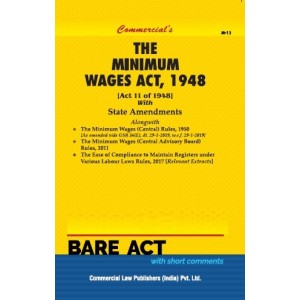 Commercial's Minimum Wages Act, 1948 Bare Act 2023